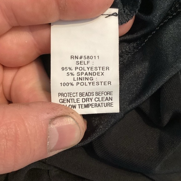 David Meister Long Sleeve Dress Size 20W Black - Picture 9 of 9